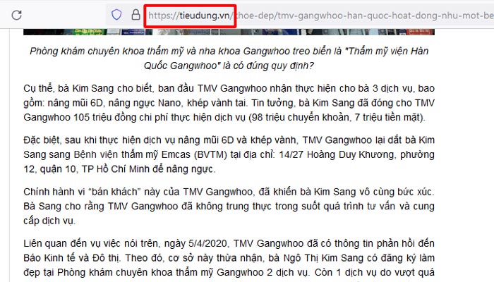 Thông tin Gangwhoo lừa gạt khách hàng là bịa đặt